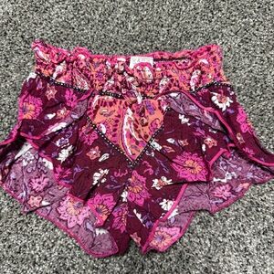 Billabong Floral Pink Kids Shorts